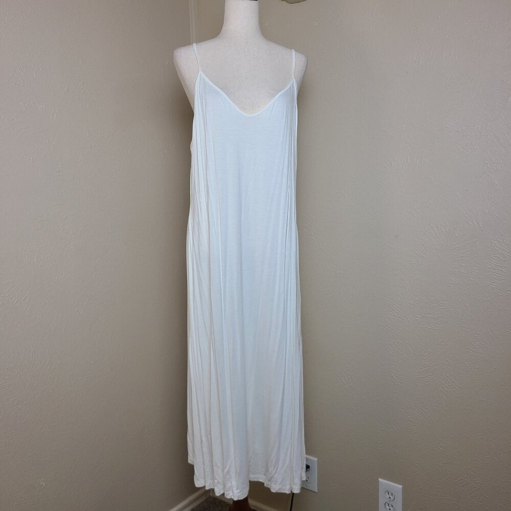 NWOT Soft Surroundings Long Sleeves White Lace Crochet Maxi Dress Size XL A561 - Picture 6 of 16